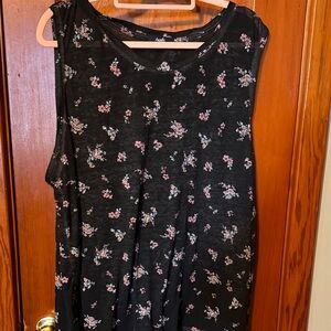 Angels Black Floral Top